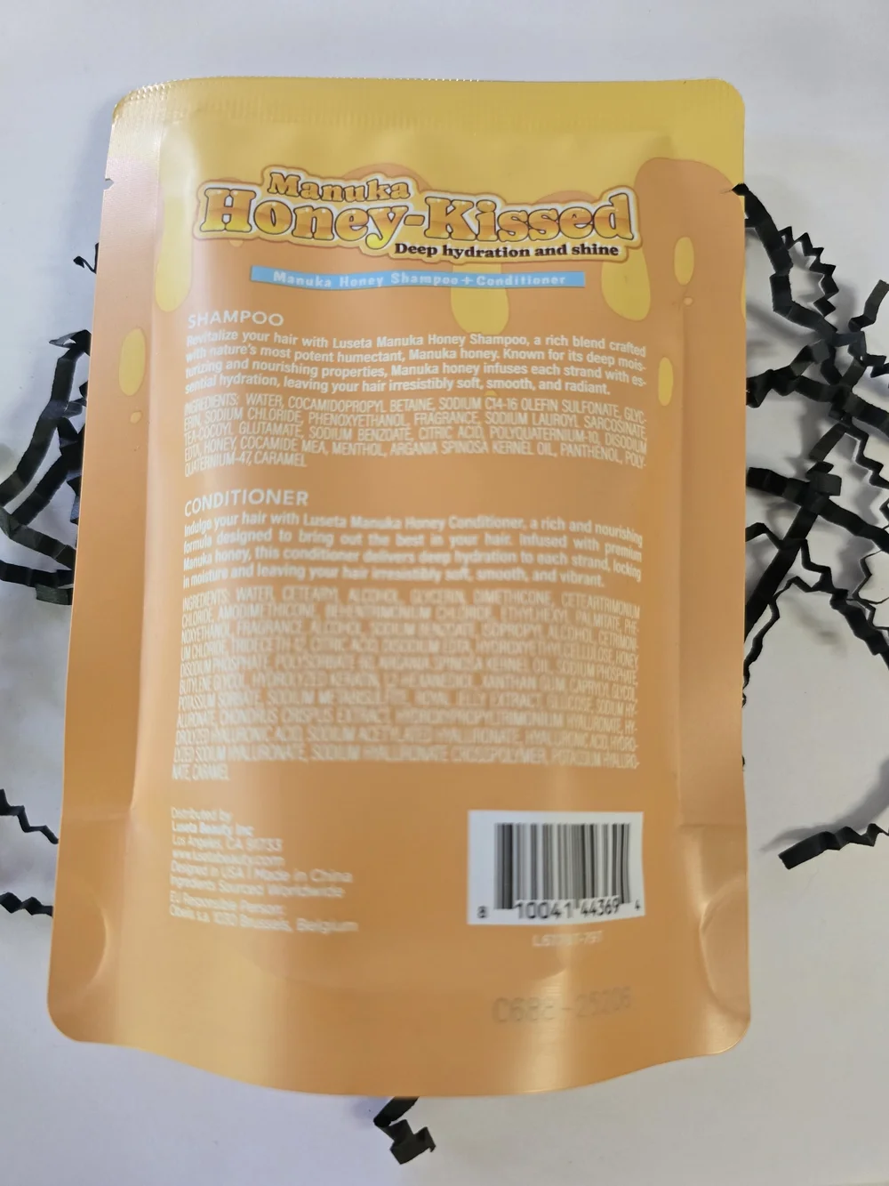 Luseta Manuka Honey-Kissed Shampoo & Conditioner Travel Duo